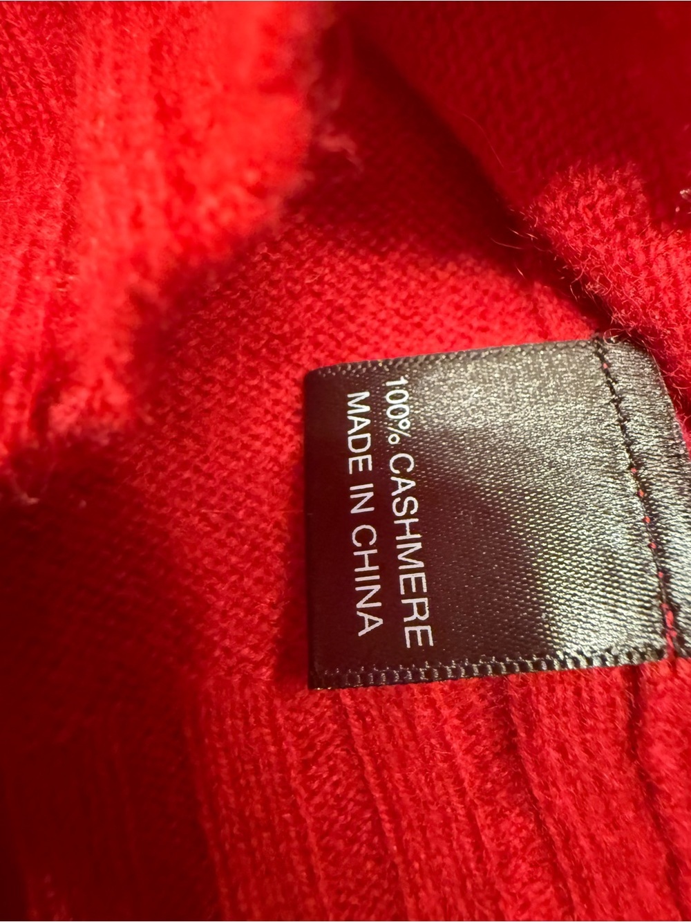 Ainsley Bold Red V-Neck Sweater - Picture 4 of 9